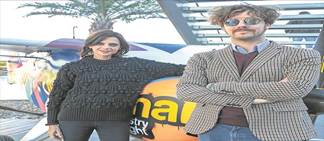 Actriz ella. Aventurero y empresario, él. Provocan la primera contra ‘al alimón’ por un proyecto que también lo es. Su último sueño es construir un túnel de viento en la tierra del cierzo, que va a aca - JoSÉ MIGUEL CALVO